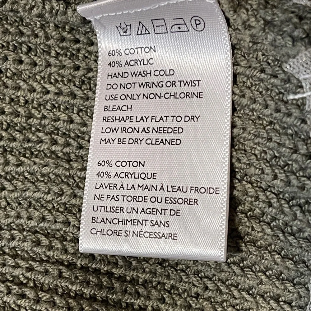 Kimchi Blue Anthropologie Brown Knit Pullover Sweater Boho Preppy Lace Large - Picture 7 of 7